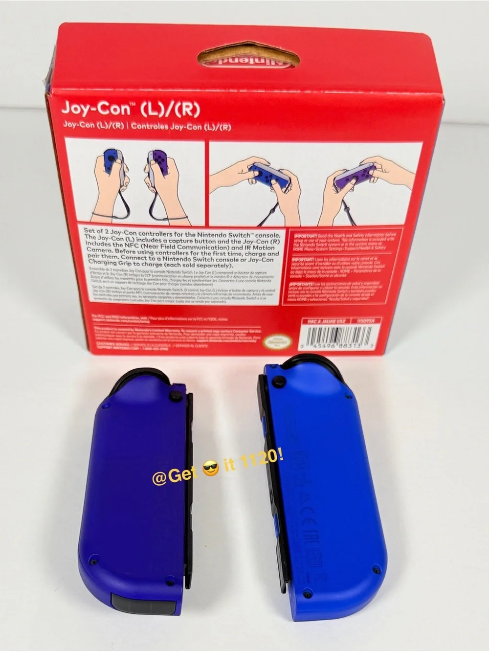 Bundle Nintendo Switch Joy-Con (L)(R) Zelda + Joy Con Comfort Grip & Charging